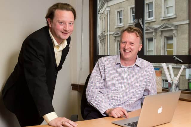 John Korchak, Director of Operations, Inform (left) and Henry Catchpole, CEO, Inform Direct