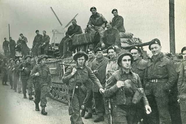 Tanks on the road to Tilburg.
