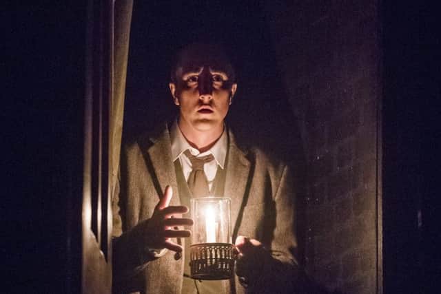 A scene from The Woman In Black by Susan Hill @ Fortune Theatre. Directed by Robin Herford
(Taken 26-07-16)
Â©Tristram Kenton 07/16
(3 Raveley Street, LONDON NW5 2HX TEL 0207 267 5550  Mob 07973 617 355)email: tristram@tristramkenton.com