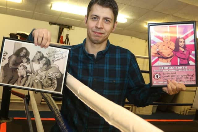Wrestling super fan Michael Finney who's led a campaign to get the "British Bulldog" accepted into the wrestling hall of fame