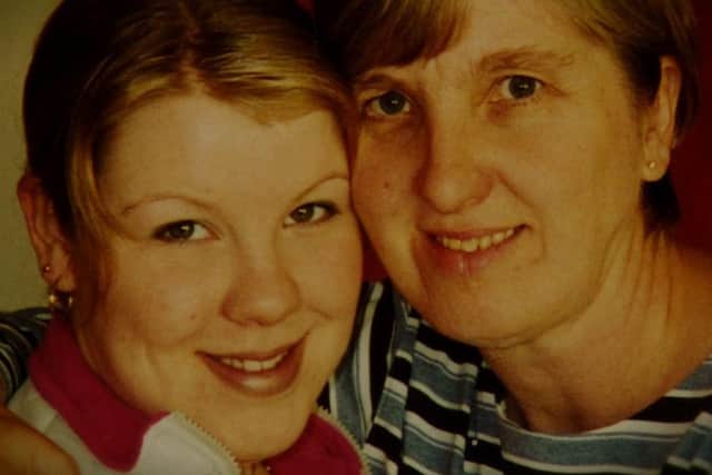 Claire Martin, with her mum, Pat. The devastated family are fighting for her case to be head again by Italian magistrates.