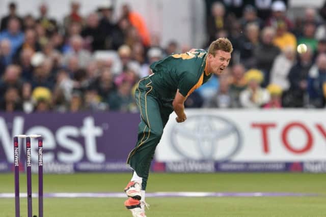 Jake Ball, who has been hit by injury in the West Indies. (PHOTO BY: Simon Trafford).