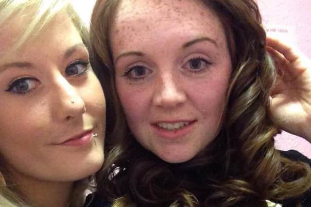 Melanie Wilson, left, pictured with friend Emma Walker.
