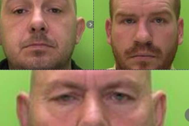 Pictured are (clockwise) Neil Rose, John Palfreyman and Dale Richmond.