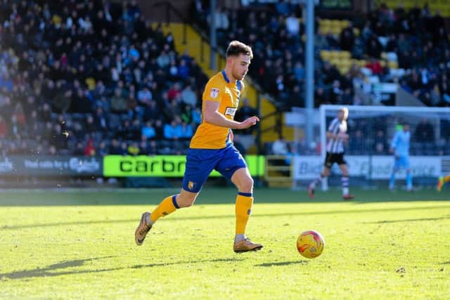 Mansfield Town's Ben Whiteman - Pic by Chris Holloway