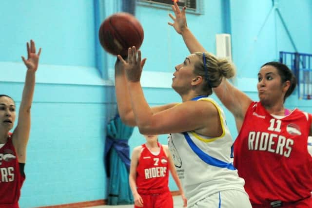 Player/coach Jo Richards, who was disappointed by Mansfield Giants' offensive efforts.