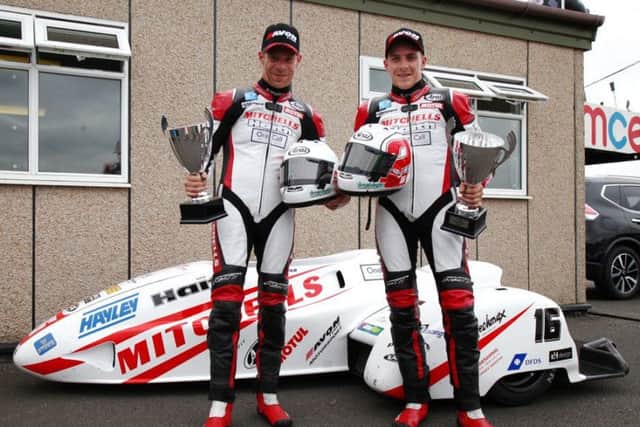 The Birchall brothers, Ben (left) and Tom, with trophies they won last year.