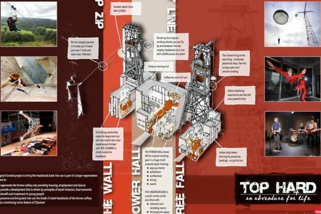 CCRG plans show the building used for  wide array of activities including climbing, parkour and zip-lining.
