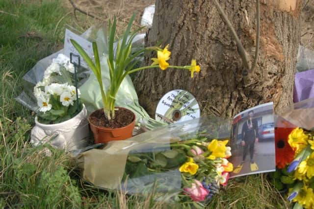 Tributes have been left to the man who died in a freak accident on Peafield Lane.