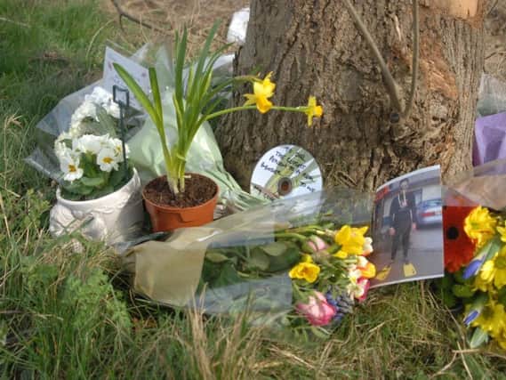 Tributes have been left to the man who died in a freak accident on Peafield Lane.