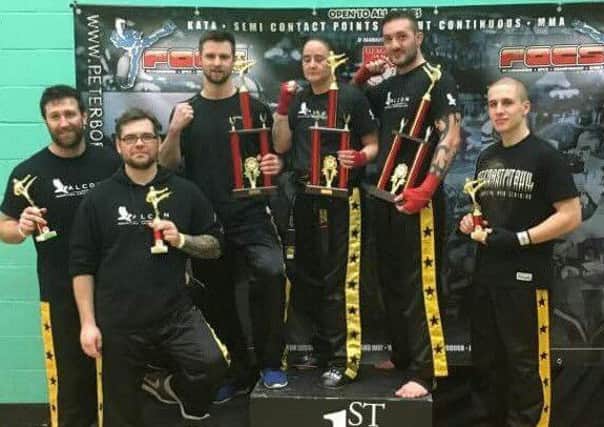 Winners from Falcon Martial Arts at the Peterborough Series competition.