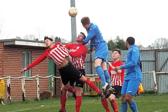 Aerial action from Teversals home defeat at the hands of Campion. (PHOTO BY: Keith Parnill).