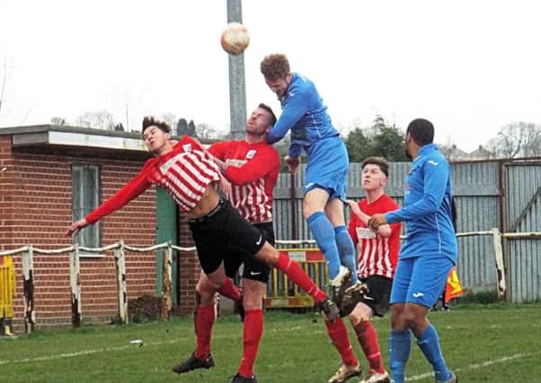 Aerial action from Teversals home defeat at the hands of Campion. (PHOTO BY: Keith Parnill).