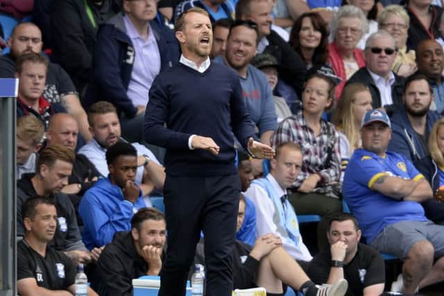 Gary Rowett.Leeds United v Birmingham City.  SkyBet Championship.  13 August 2016.  Picture Bruce Rollinson