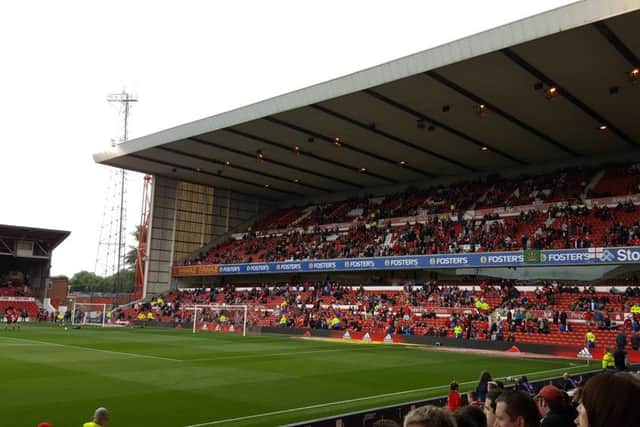 City Ground, Nottingham. Where dreams will live or die for Forest and Derby on Saturday.