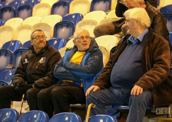Mansfield Town's  fans - Photo by Chris Holloway