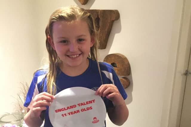 Molly Etherington, one of the young Sutton swimmers chosen for the England Talent pathway programme.