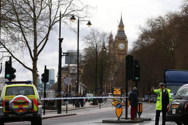 Five have been killed and up to 40 injured in a suspected terrorist attack in Westminster. (Image: SWNS)