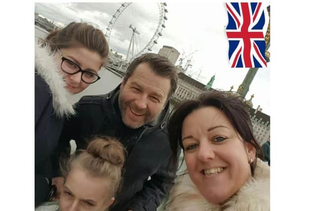 Sutton mum Hayley Carrington and her family (husband mark and daughters Kaycee and Kari) took a selfie on Westminster Bridge moments before the attack took place.