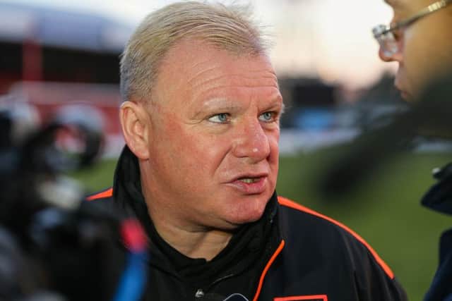 Mansfield Town's Manager Steve Evans - Photo by Chris Holloway