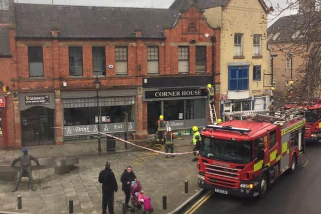 The incident occurred at the Corner House pub in Church Street