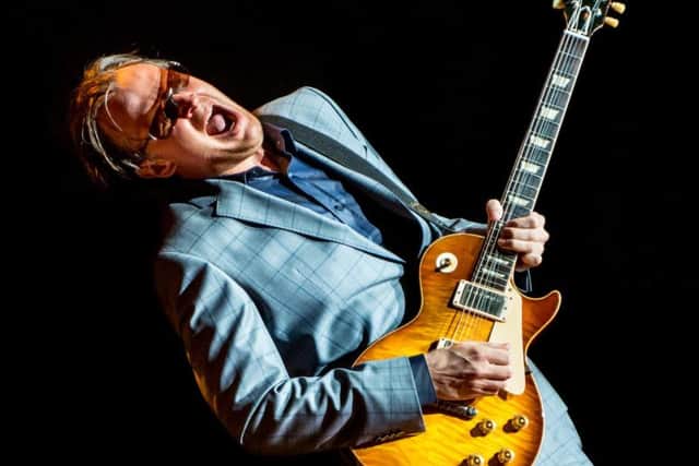 Guitar kingJoeBonamassaat Sheffield Arena on April 24, 2017. Photo: Laurence Harvey