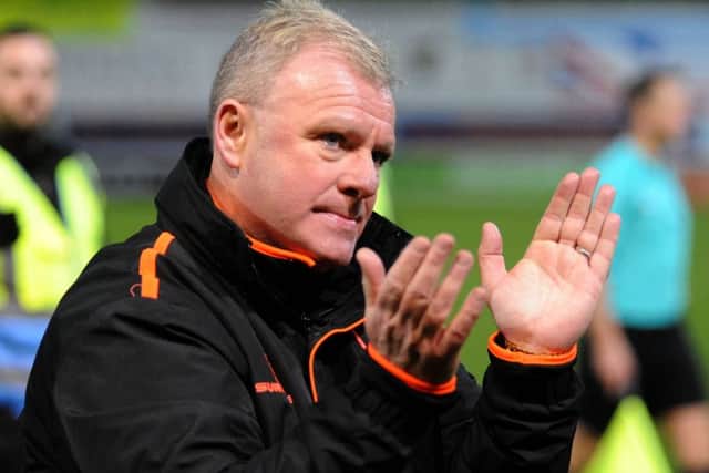 Mansfield Town manager Steve Evans.