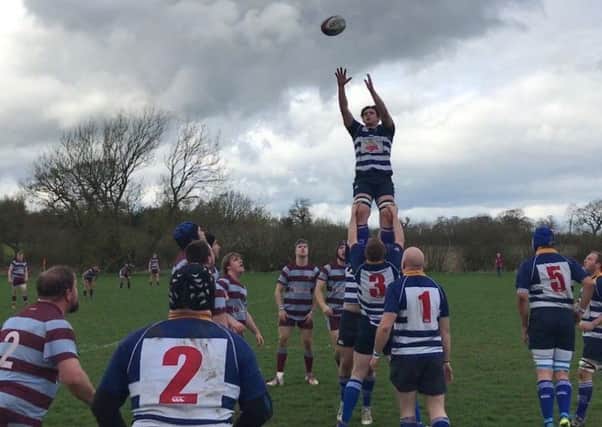 Action from Mansfields 32-8 defeat at the hands of Ashby in the Midlands 3 East (North) division of the National League on Saturday.