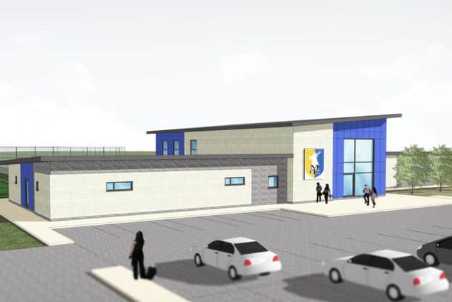 The new Stags training grounds will begin work in May. (Artist impression, courtesy MTFC).