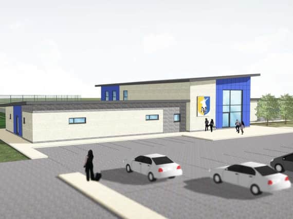 The new Stags training grounds will begin work in May. (Artist impression, courtesy MTFC).