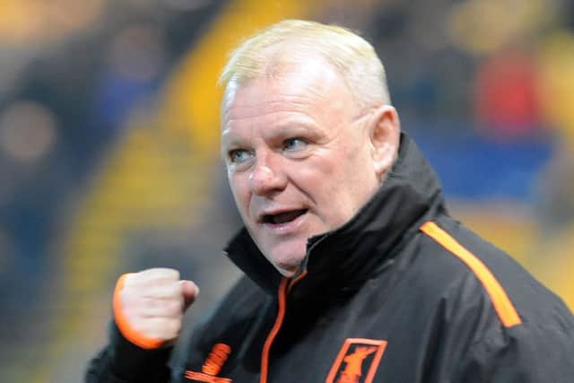 Mansfield Town manager Steve Evans.