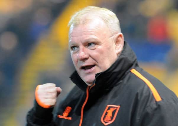 Mansfield Town manager 
Steve Evans.