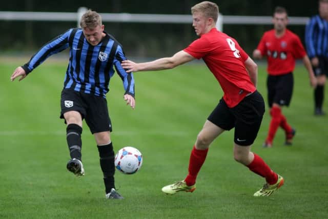 Either Selston or Eastwood will be champions on Saturday. The two sides are pictured in action earlier in the season.