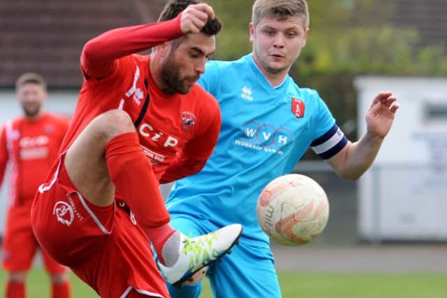 Action from Saturday's game against AFC Mansfield and Clipstone.