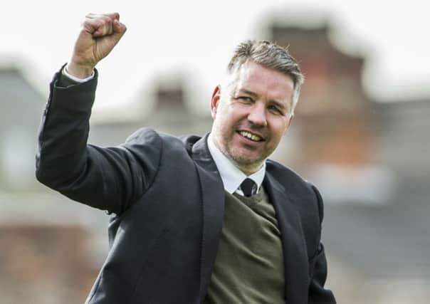 Grimsby Town v Doncaster Rovers
Skybet League Two
Doncaster manager Darren Ferguson celebrates at the end of the game