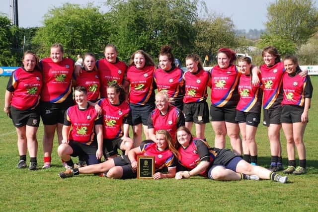 The victorious Ashfield U18 Girls squad who won the Midlands Plate competition. (PHOTO BY: Sean Payne)