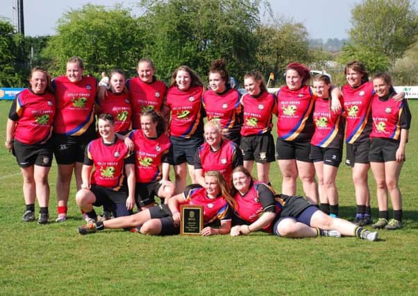 The victorious Ashfield U18 Girls squad who won the Midlands Plate competition. (PHOTO BY: Sean Payne)
