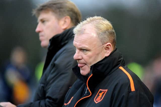 Mansfield Town manager, Steve Evans.