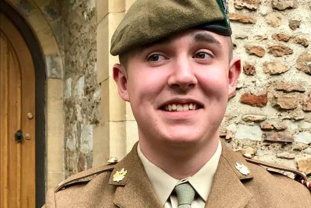 Corporal Ewan Lees has been praised as a 'lifesaver' after coming to the aid of a man brutally injured in a knife attack.