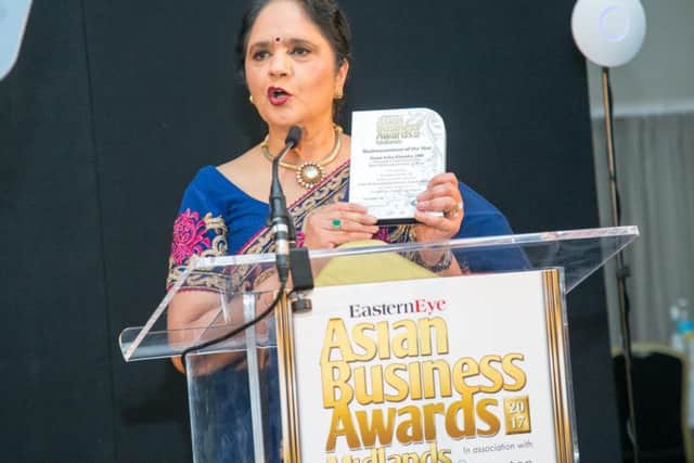 Dame Asha Khemka at the awards