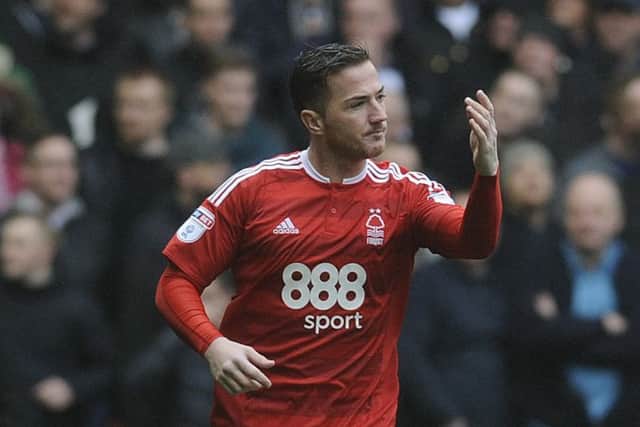 Ross McCormack pictured playing for Forest against Derby