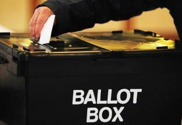 Ballot box.
