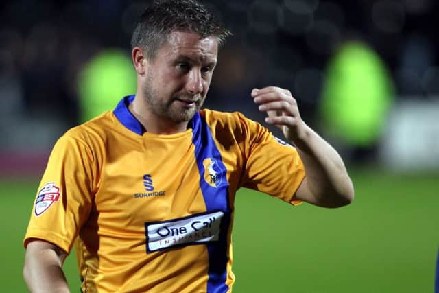 Notts County v Mansfield Town
English League Football - Sky Bet League Two
Meadow Lane Stadium, Nottingham, England.
14th August 2015
Mansfield Town's Jamie McGuire
Picture by Dan Westwell (PLEASE BYLINE)
dan.westwell@btinternet.com
07793 733140