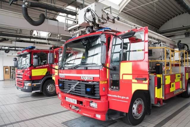 Appliance - Photographer Alex Skennerton (Multimedia and Photography Officer Nottinghamshire Fire and Rescue Service)