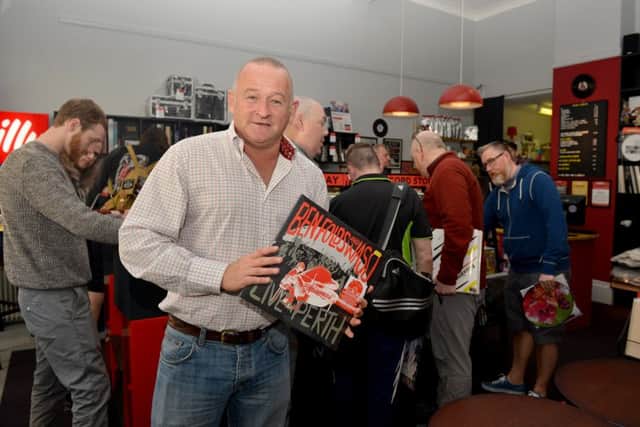 Mansfields first Record Store Day at Vinyl Lounge, pictured is owner Richard Vickerstaff