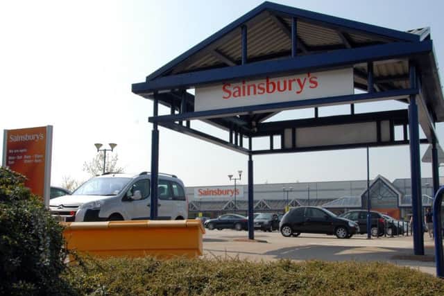 The Sainsburys store in Mansfield, which is to house the new Argos.