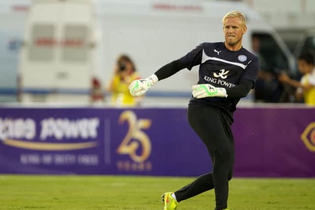 Kasper Schmeichel, who could be on the brink of a move to Manchester United.