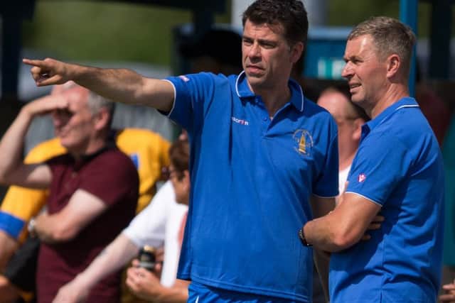 Departing Rainworth manager Julian Watts - Pic By James Williamson
