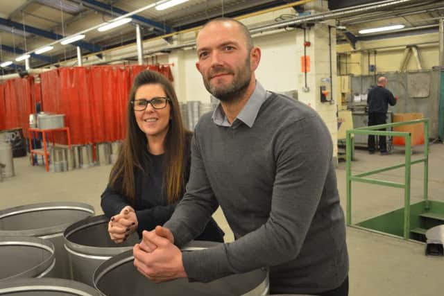 A1 Flue Systems directors TJ Duncan-Moir and John Hamnett.