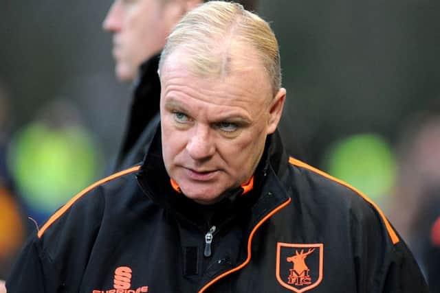 Mansfield Town manager, Steve Evans.